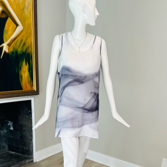 MarlaWynne Tops - Marla Wynne Chiffon Tank Tunic